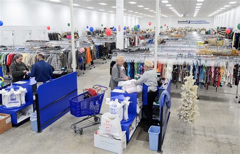 The Gap partnership the resale model to the stores, with ThredUp. . Biggest goodwill store in the us